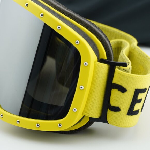 Celine CL40196U 40C Shield Sunglasses/Ski Mask - Yellow/Grey Mirror main image 5